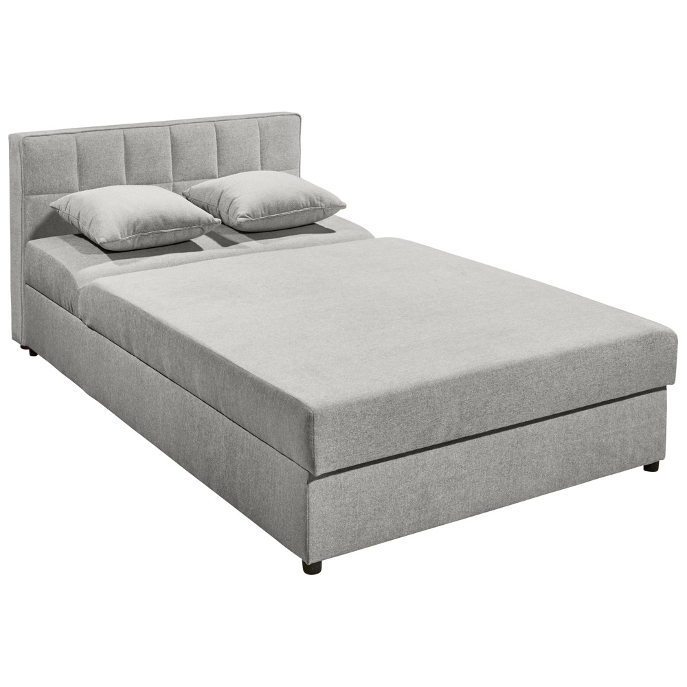 Postel Boxspring Lara - Šedá 90x200cm