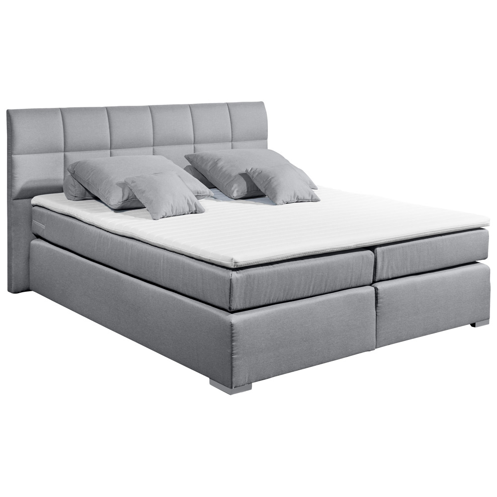 Postel Boxspring Ravello 2 - Šedá 160x200cm