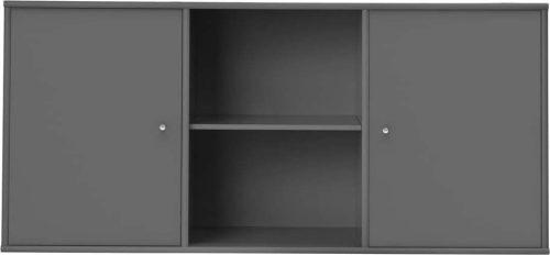 Antracitová nízká závěsná komoda 133x61 cm Mistral – Hammel Furniture