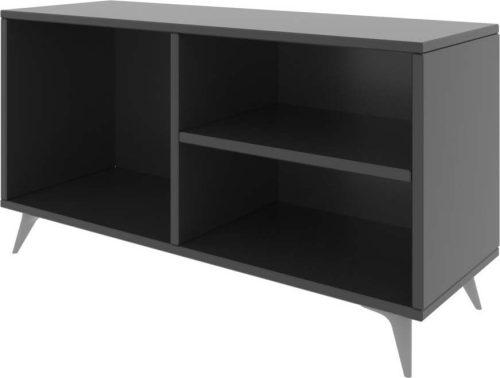 Antracitový TV stolek 100x54 cm Zisino – Kalune Design