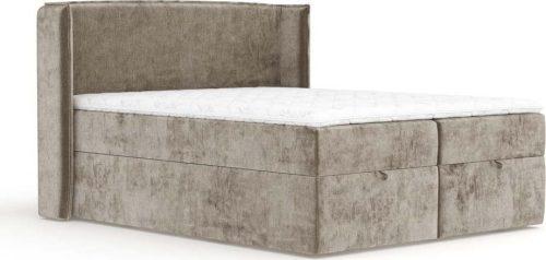 Béžová boxspring postel s úložným prostorem 180x200 cm Passion – Maison de Rêve