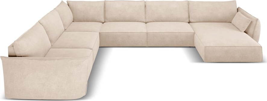 Béžová rohová pohovka (levý roh) Vanda – Mazzini Sofas