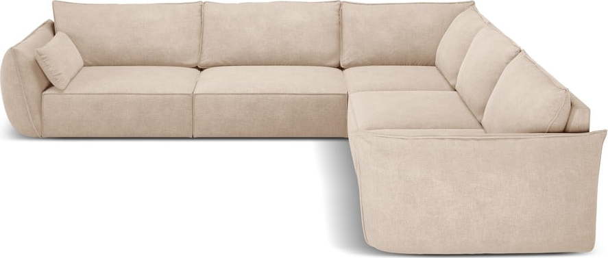 Béžová rohová pohovka (variabilní) Vanda – Mazzini Sofas