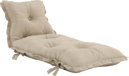 Béžový variabilní futon vhodný do exteriéru Karup Design OUT™ Sit&Sleep Beige