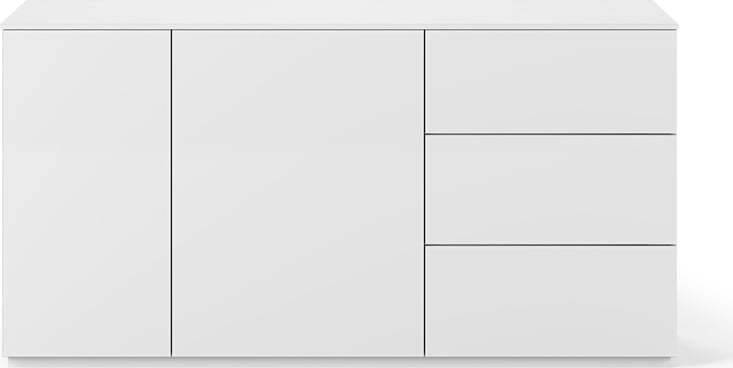 Bílá komoda s dvířky a šuplíky TemaHome Join