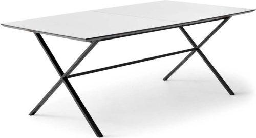 Bílý rozkládací jídelní stůl s bílou deskou 90x165 cm Meza – Hammel Furniture