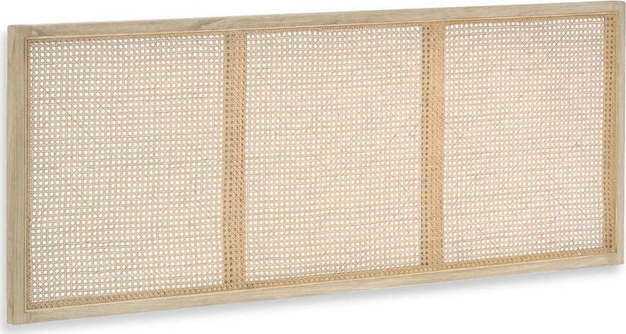 Ratanové čelo postele v přírodní barvě 163x65 cm Rexit – Kave Home