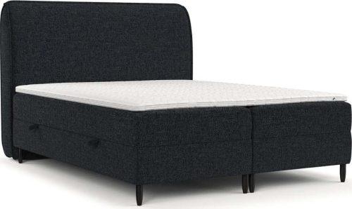 Černá boxspring postel s úložným prostorem 180x200 cm Melba – Maison de Rêve