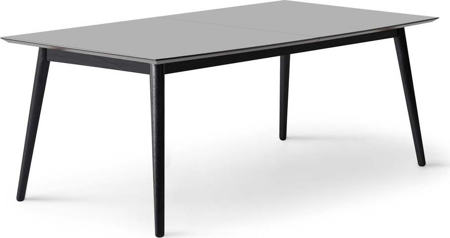 Černo-antracitový rozkládací jídelní stůl 100x210 cm Meza – Hammel Furniture