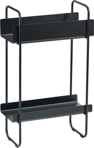 Černý kovový konzolový stolek 24x48 cm A-Console – Zone