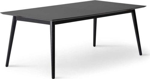 Černý rozkládací jídelní stůl s černou deskou 100x210 cm Meza – Hammel Furniture