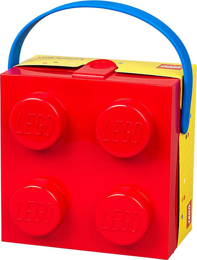 Červený úložný box s rukojetí LEGO®