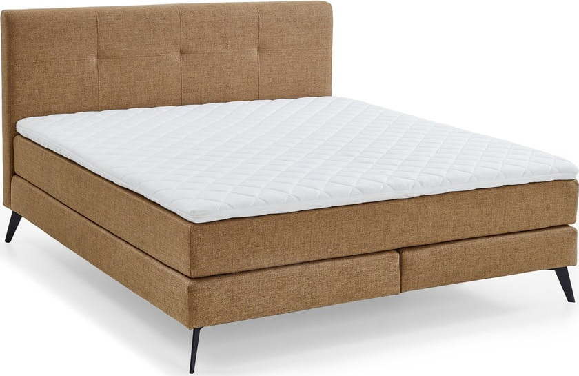 Hnědá boxspring postel 160x200 cm ANCONA – Meise Möbel