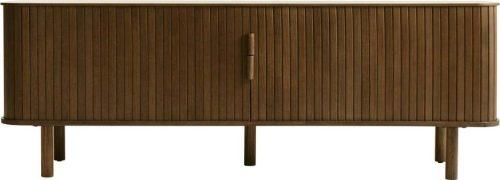 Hnědý TV stolek v dekoru dubu 56x160 cm Cavo – Unique Furniture