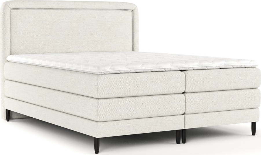 Krémová boxspring postel 200x200 cm Dove – Maison de Rêve