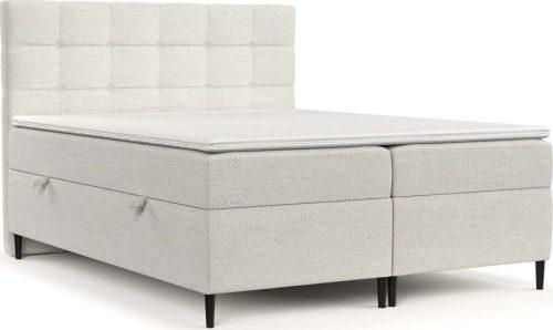 Krémová boxspring postel s úložným prostorem 160x200 cm Urbaneo – Maison de Rêve