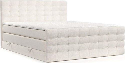 Krémová boxspring postel s úložným prostorem 180x200 cm Blend – Maison de Rêve