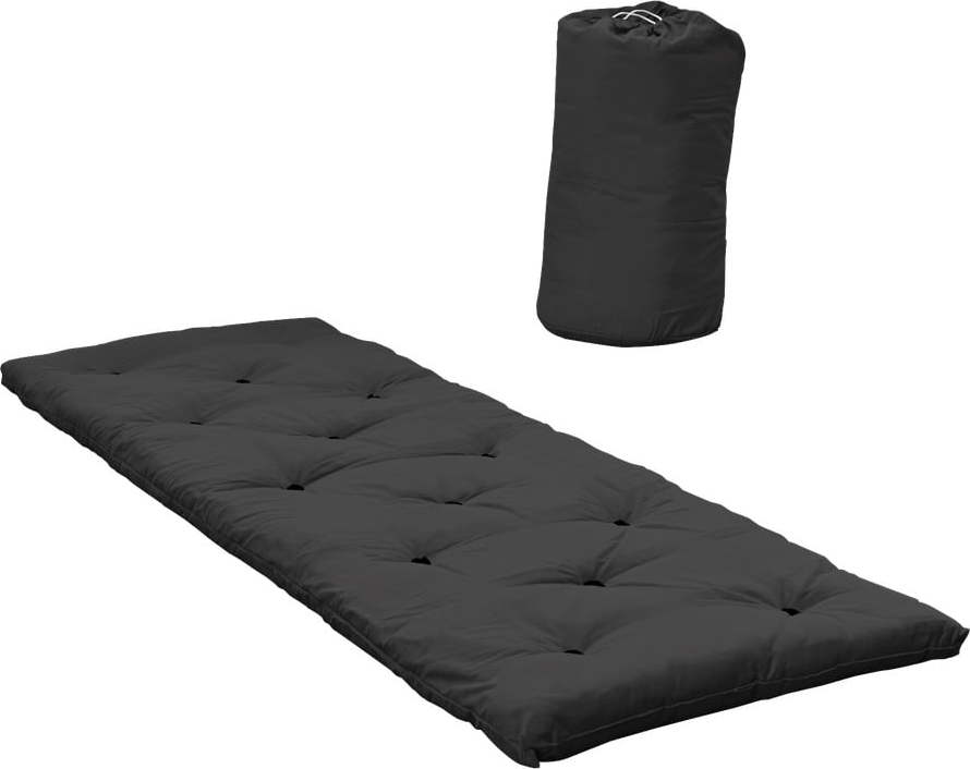 Tmavě šedá futonová matrace 70x190 cm Bed in a Bag Dark Grey – Karup Design