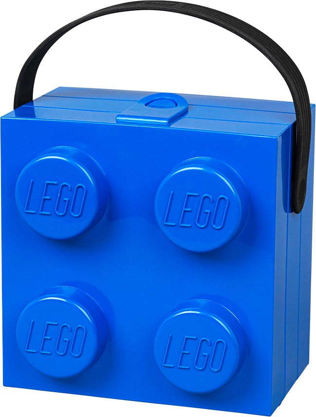 Modrý úložný box s rukojetí LEGO®