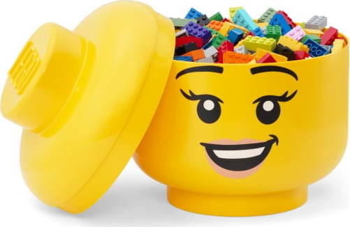 Plastový dětský úložný box Head – LEGO®