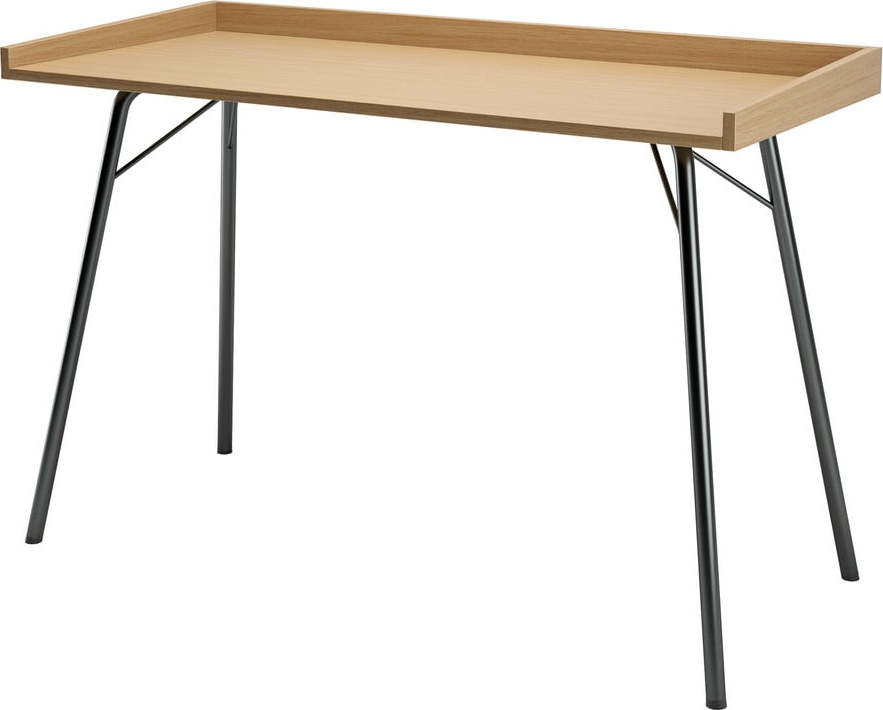 Pracovní stůl s deskou v dubovém dekoru 52x115 cm Rayburn – Woodman