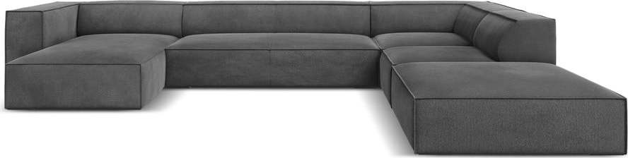 Šedá rohová pohovka (pravý roh) Madame – Windsor & Co Sofas