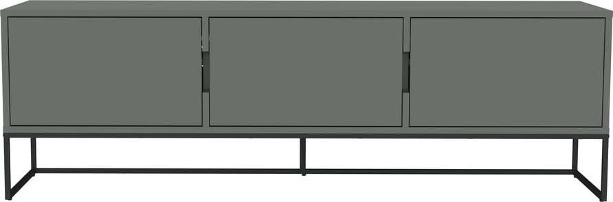 Šedozelený TV stolek 177x57 cm Lipp - Tenzo