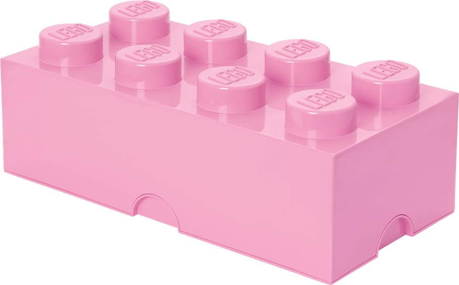 Světle růžový úložný box LEGO®