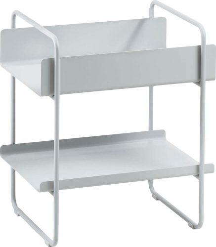 Světle šedý kovový konzolový stolek 36x48 cm A-Console – Zone