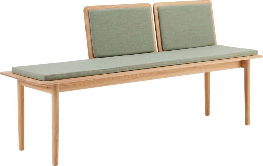 Světle zelená vlněná lavice Elba - Hammel Furniture