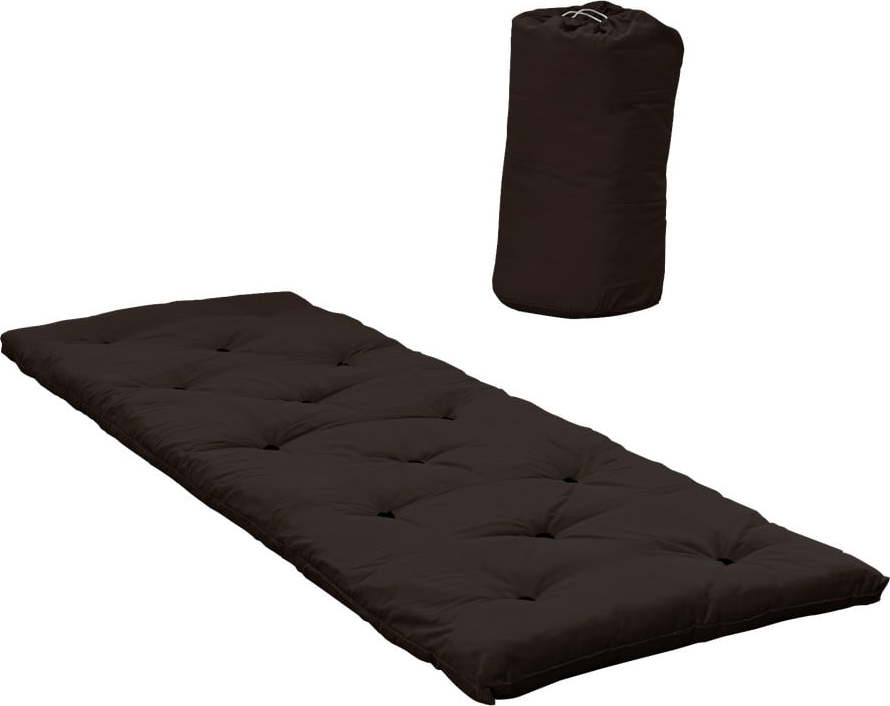 Tmavě hnědá futonová matrace 70x190 cm Bed In a Bag Brown – Karup Design