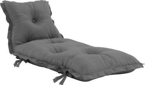 Tmavě šedý variabilní futon vhodný do exteriéru Karup Design OUT™ Sit&Sleep Dark Grey