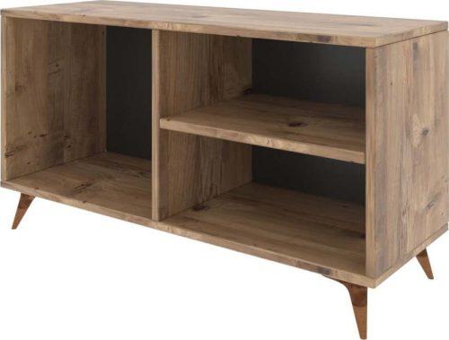 TV stolek v dekoru borovice v přírodní barvě 100x54 cm Zisino – Kalune Design