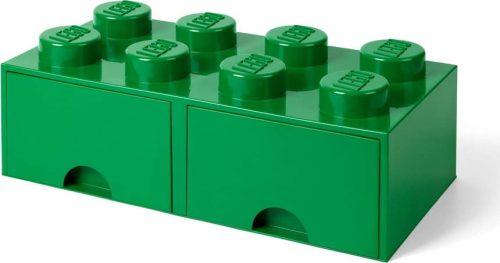 Zelený úložný box se 2 šuplíky LEGO®